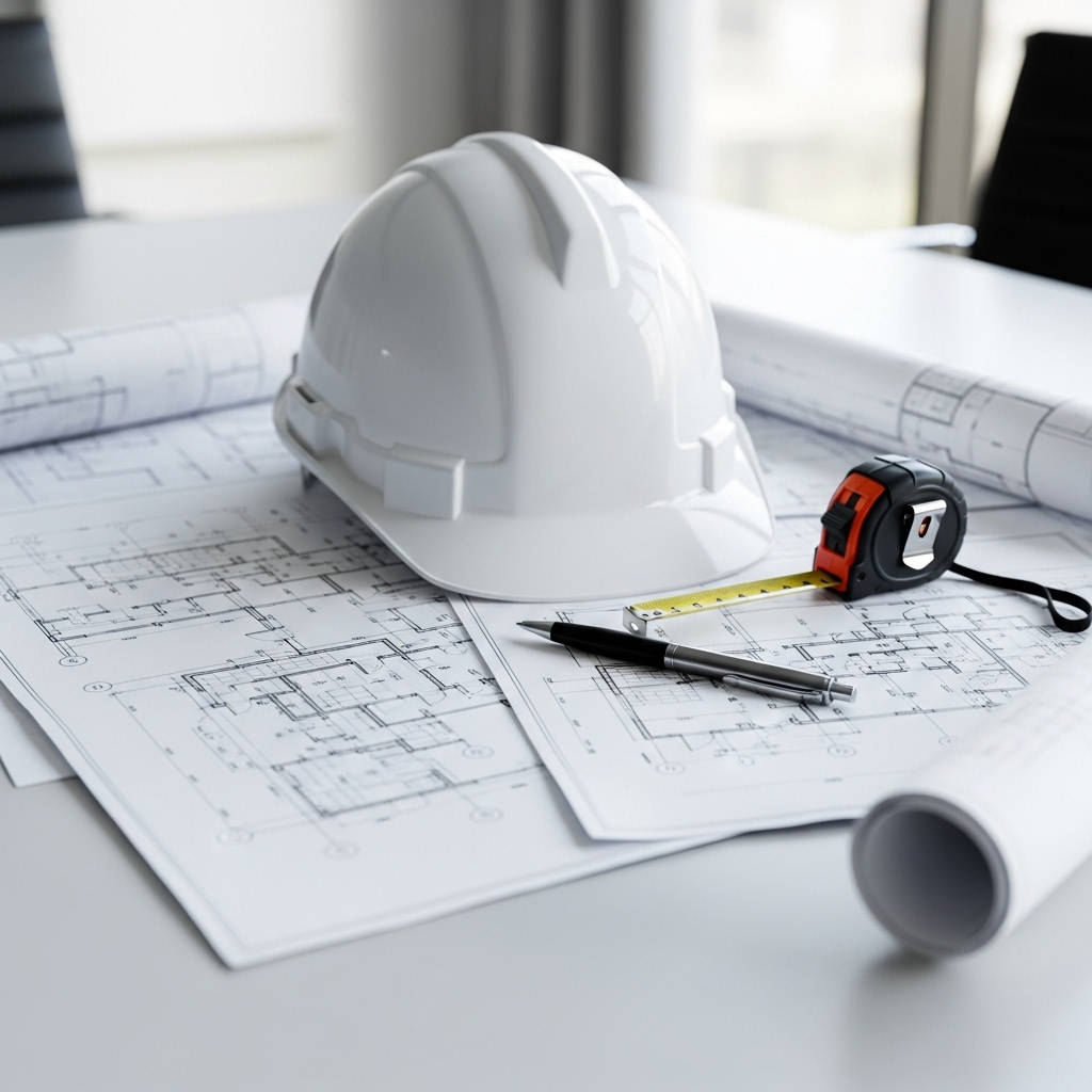 Professional commercial construction project