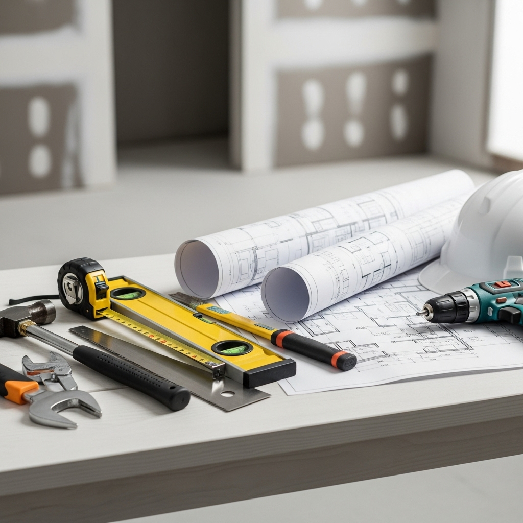 Josh Brooks Construction team working on a project